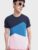 Bewakoof Men Blue & Navy Blue Colourblocked T-shirt