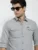 Men Regular Fit Solid Cut Away Collar Casual Shirt